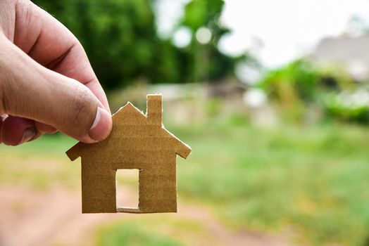 Concept of build houses on my vacant land