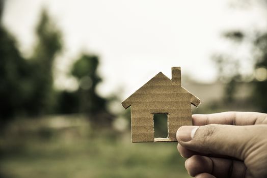 The concept of building houses on vacant land. For me and family