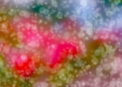 Colorful of soft and blurred bokeh background.