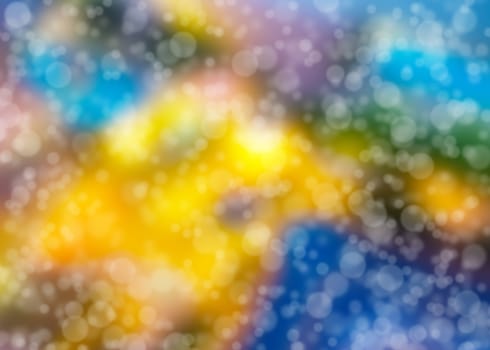 Colorful of soft and blurred bokeh background.