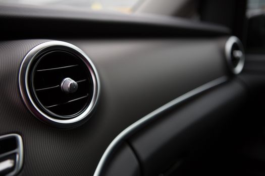 Closeup photo of car interiors. Shallow DOF