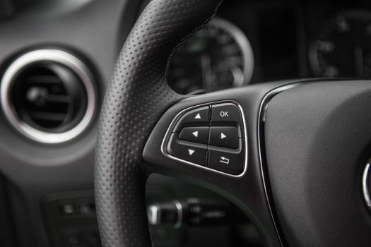 Closeup photo of car interiors. Shallow DOF