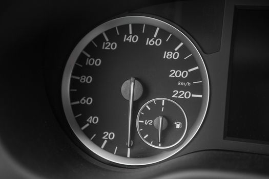 Closeup photo of car interiors. Shallow DOF