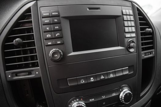 Closeup photo of car interiors. Shallow DOF