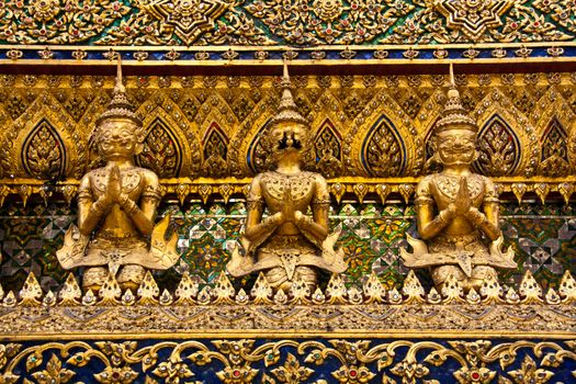 Mythical Garuda Statue at Wat Phra Si Rattana Satsadaram, Bangkok, Thailand