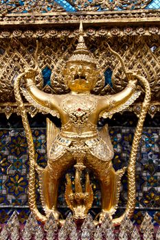 Mythical Garuda Statue at Wat Phra Si Rattana Satsadaram, Bangkok, Thailand