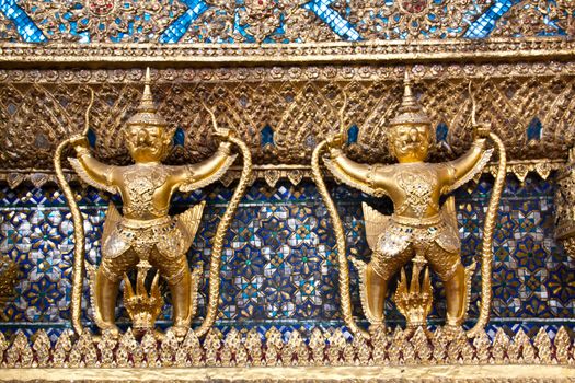 Mythical Garuda Statue at Wat Phra Si Rattana Satsadaram, Bangkok, Thailand