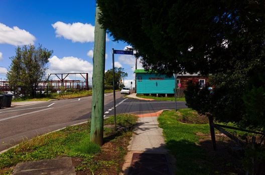 A suburban street in Hazelbrook, Blue Mountains, Australia