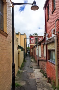 An alleyway in Katoomba, Blue Mountains, Australia