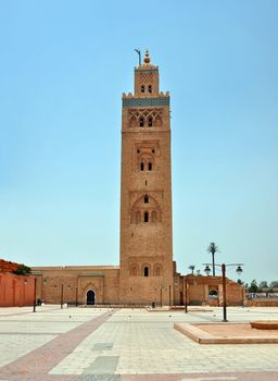 marrakech city morocco Koutoubia Mosque landmark architecture 