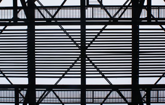 Photograph of an industrial structure