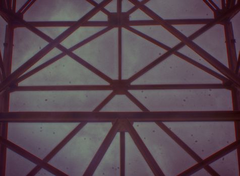 Photograph of an industrial structure