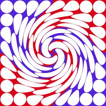 Digital computer graphic - decorative baclground with abstraction spiral for design.
