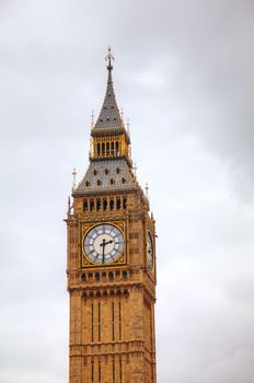 Close up of the Elizabeth Tower in London