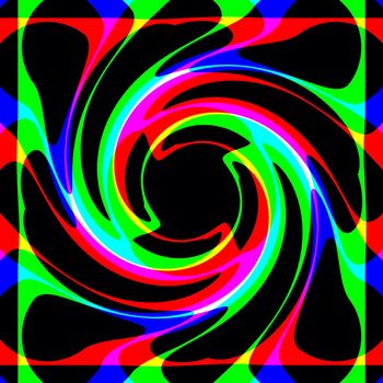 Digital computer graphic - decorative background with abstraction spiral for design.