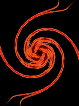 Digital computer graphic - decorative background with abstraction spiral for design.