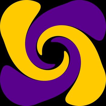 Digital computer graphic - decorative background with abstraction spiral for design.