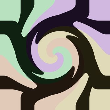 Digital computer graphic - decorative baclground with abstraction spiral for design.