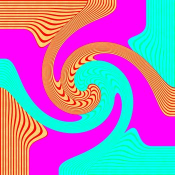 Digital computer graphic - decorative baclground with abstraction spiral for design.