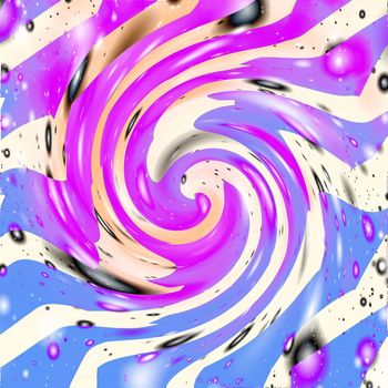 Digital computer graphic - decorative baclground with abstraction spiral for design.