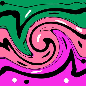 Digital computer graphic - decorative baclground with abstraction spiral for design.