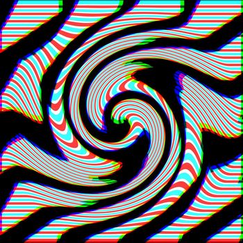 Digital computer graphic - decorative baclground with abstraction spiral for design.