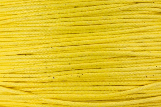 background of yellow rope whip on roll