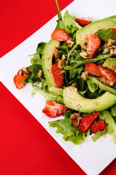 Delicious salad on the table