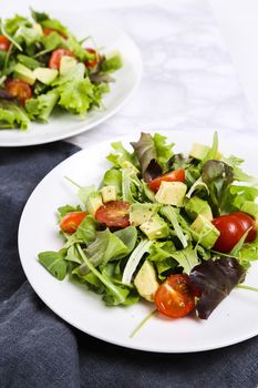 Delicious salad on the table