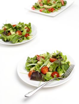 Delicious salad on the table