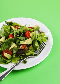 Delicious salad on the table