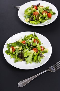 Delicious salad on the table