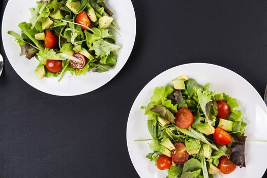 Delicious salad on the table