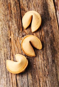 Fortune cookie on the table