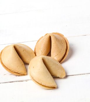 Fortune cookie on the table