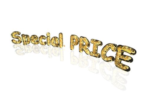 Word Special price made from many percentage symbols.