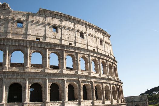 Coliseum during the day