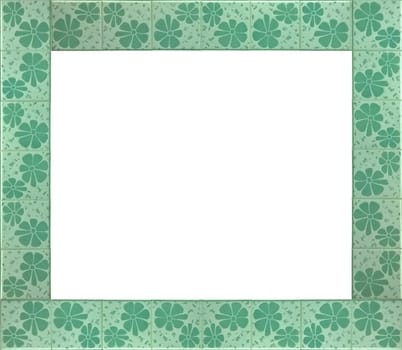 The Beautiful Green Tile Photo Frame