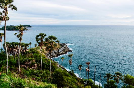 Phuket sceni, Lam prom thep (name thai), Sea in Thailand, Beautiful Natural, The popular tourist destination of tourists around the world.