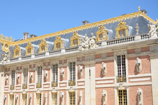 Exterior view of grand palace