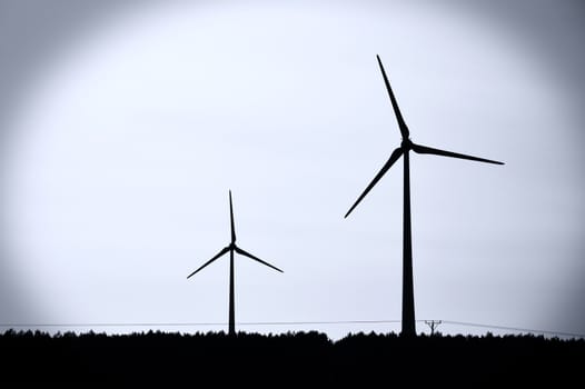 Picture of windmills. Clean energy.