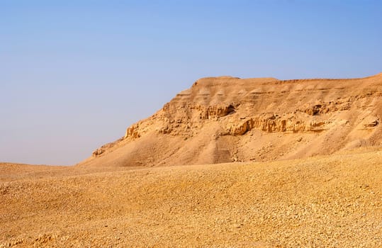 Negev desert landscape near the Dead Sea. Israel