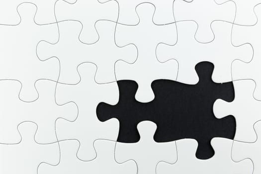 jigsaw puzzle use for business background such as teamwork brainstorm