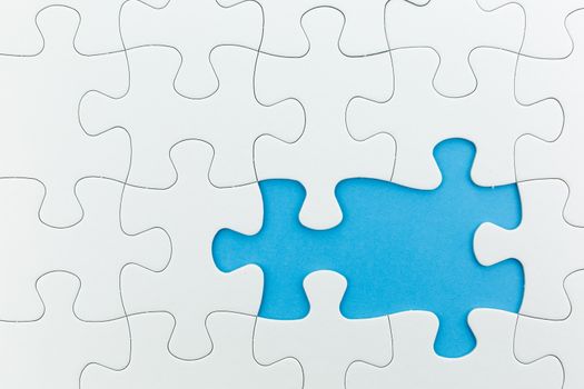 jigsaw puzzle use for business background such as teamwork brainstorm