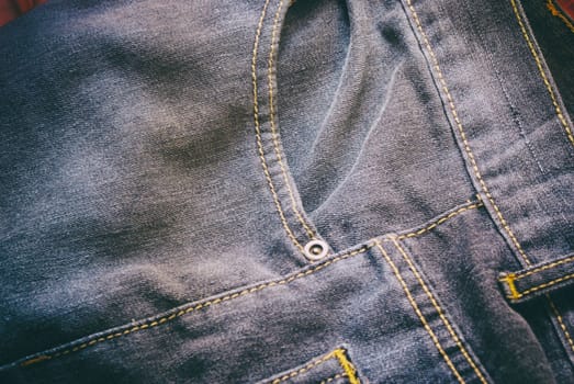 Photograph of a pair of jeans texture