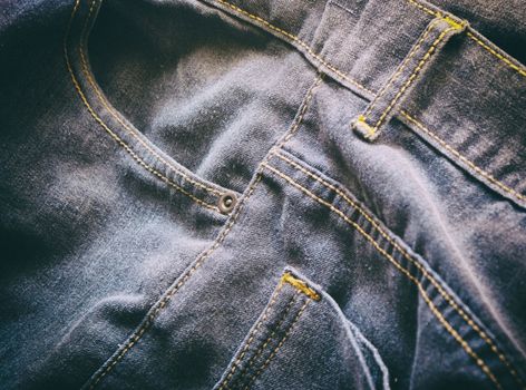 Photograph of a pair of jeans texture