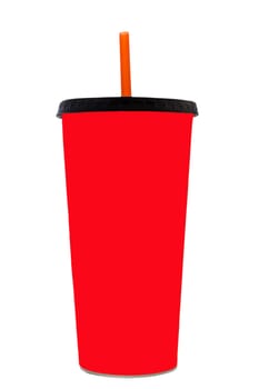 Fast food drinking cup,isoleted,white background