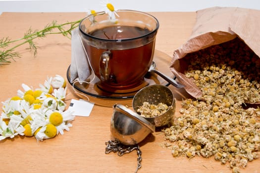 Chamomile tea is the power to heal.