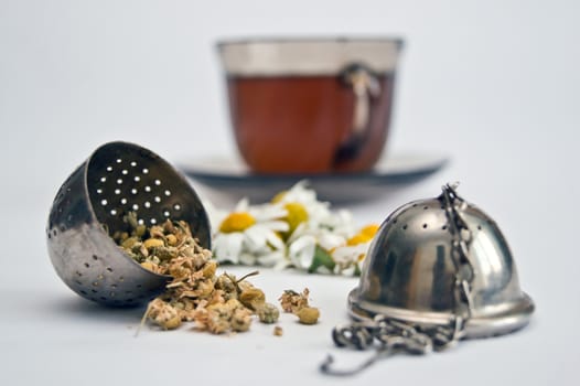 Chamomile tea is the power to heal.