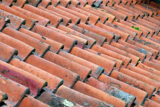 Red tiled roof